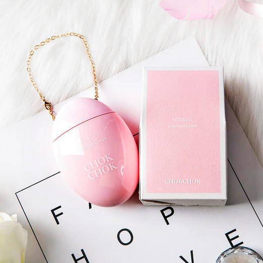 chokchok护手霜樱花滋润保湿补水防干裂网红鹅蛋护手霜