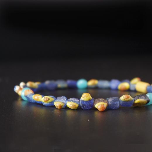 外国多彩老琉璃珠手串 商品图1