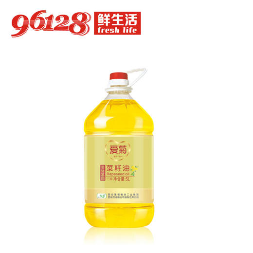 爱菊一级非转基因菜籽油5L 商品图1