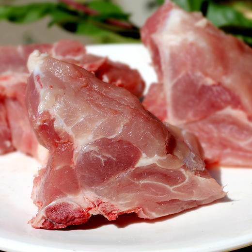 三份包邮农家安心猪肉腔骨纯粮喂养无瘦肉精500g