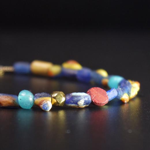 外国多彩老琉璃珠手串 商品图2