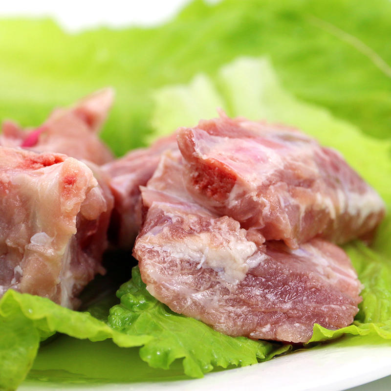 深山养殖翻山黑猪 排腔骨 新鲜腔骨 脊骨排骨1kg 京津冀包邮土猪肉 买