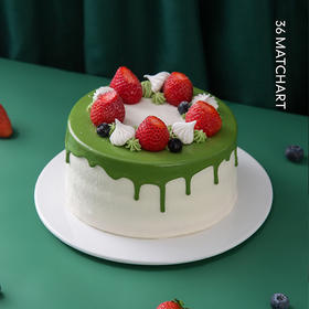 抹茶草莓蛋糕 -让我带你去全世界吃甜点，可选1/2磅（广州)