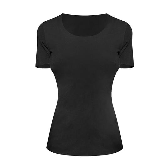 Ubras时尚打底无侧缝修身短袖上衣 商品图4