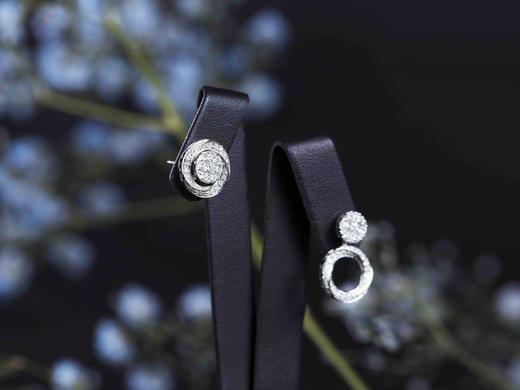 「旋」多用途钻石耳钉 商品图6