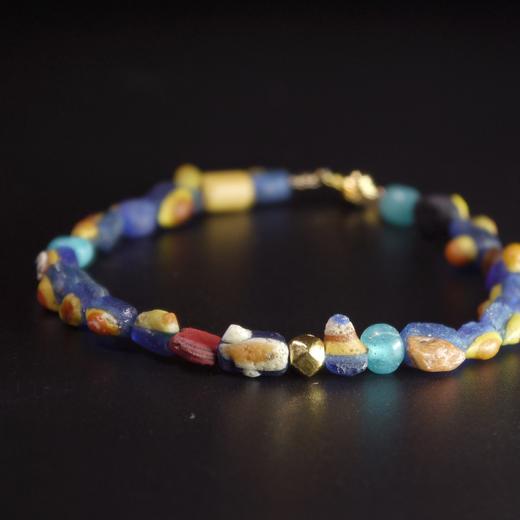 外国多彩老琉璃珠手串 商品图4