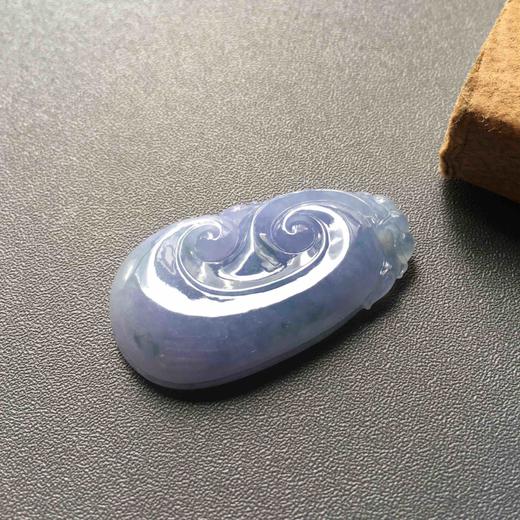 糯冰种紫罗兰飘花翡翠如意 商品图2