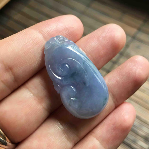 糯冰种紫罗兰飘花翡翠如意 商品图8