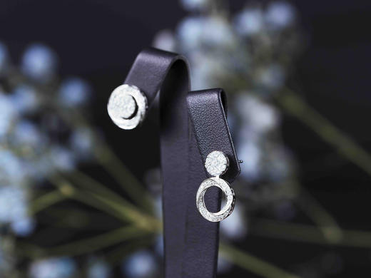 「旋」多用途钻石耳钉 商品图4