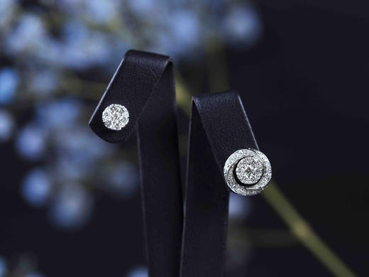 「旋」多用途钻石耳钉 商品图2