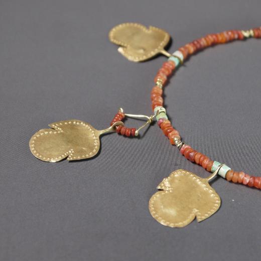 西亚高古金叶子锁骨链 商品图1