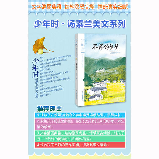 不落的星星 少年时 汤素兰美文系列 商品图1