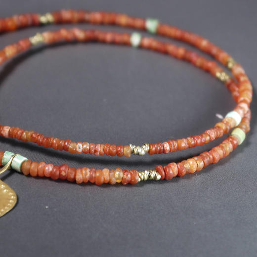 西亚高古金叶子锁骨链 商品图4