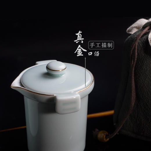 便携旅行茶具快客杯一壶二杯简约日式功夫茶具陶瓷茶壶套装茶器 商品图4