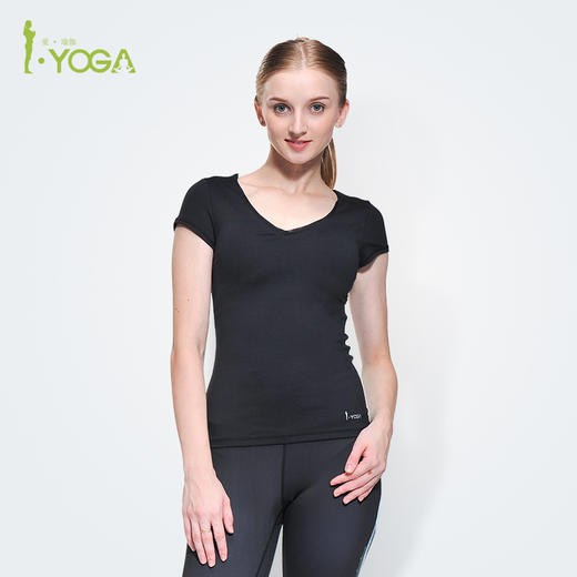 IYOGA瑜伽T恤短袖 T001 商品图0