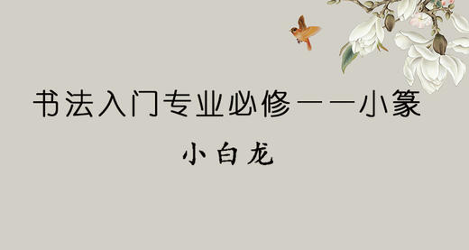 书法入门专业必修——小篆 商品图0