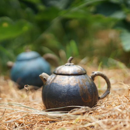 吴晟志 · 黄金铁陶 南瓜壶 商品图0