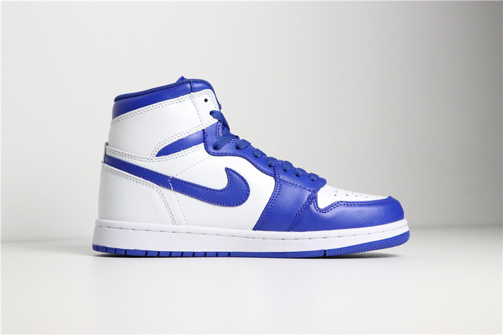 男款鞋乔丹aj1airjordan1hyperroyal货号554724114新白蓝篮球鞋