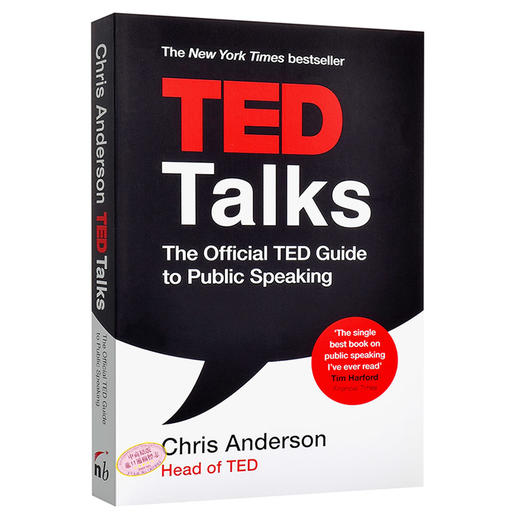 【中商原版】TED:官方版演讲指南 英文原版TED Talks:The Official TED Guide to Public Speaking 克里斯·安德森 演讲的力量 商品图1