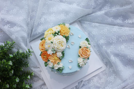 女士款 小清新自然色花朵 韩式裱花 商品图1