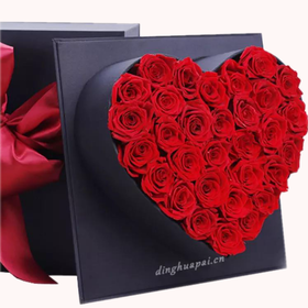 甜心 My steetise-33支红玫瑰礼盒-全国鲜花速递同城鲜花店配送生日花北京上海杭州广州深圳订花送花