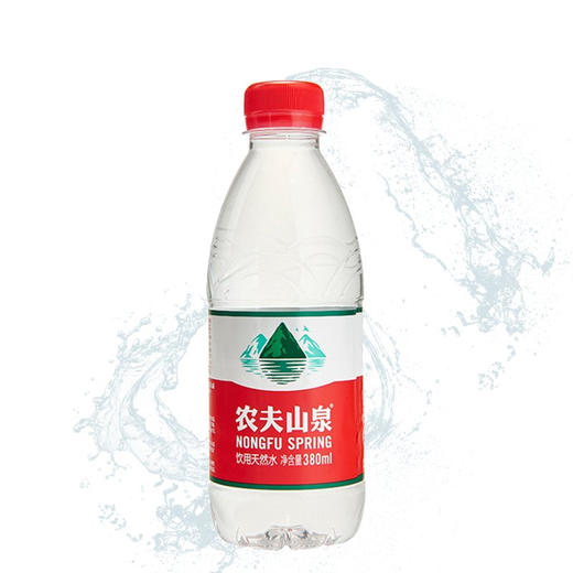 农夫山泉饮用天然水380ml*24瓶 饮用水 矿泉水