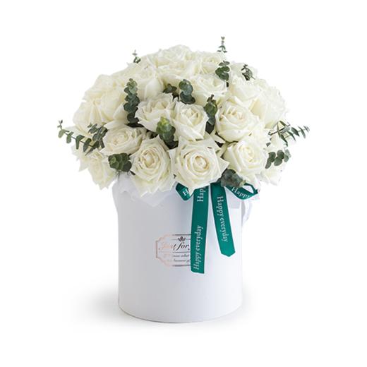 挚爱-52支红玫瑰抱抱桶-全国鲜花速递同城鲜花店配送生日花北京上海杭州广州深圳订花送花 商品图2