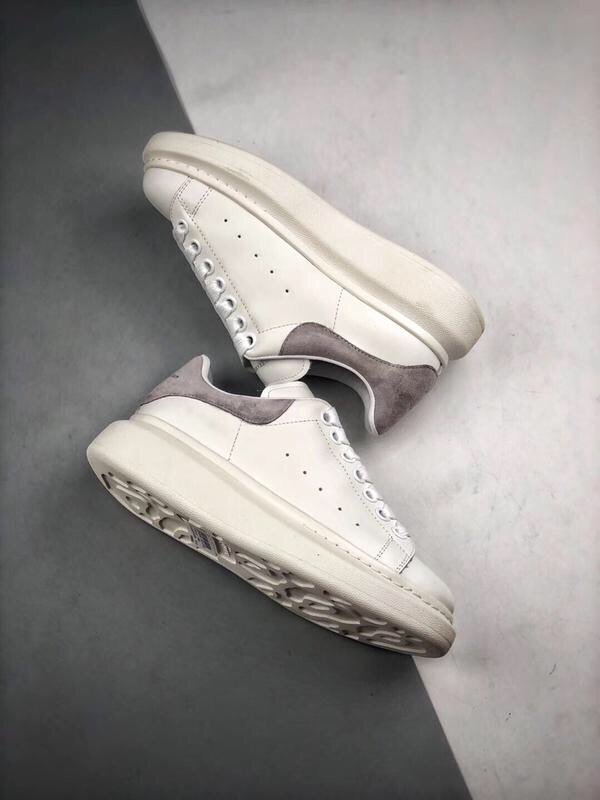 女款鞋alexandermcqueen麦昆灰麂皮板鞋休闲鞋