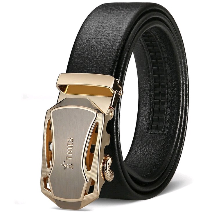 原价179特卖价45才子tries自动扣皮带超细纤维合成革a51036bal