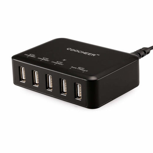 美国品牌coocheer 5usb 快充充电器亚马逊有售 商品图2