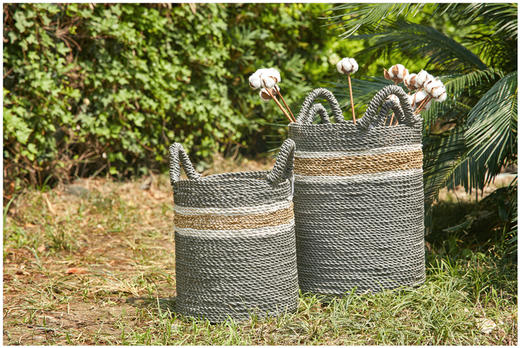 NS家居nsfurniture进口手工藤制储物篮筐-NSDE-3234L/M/S 商品图5