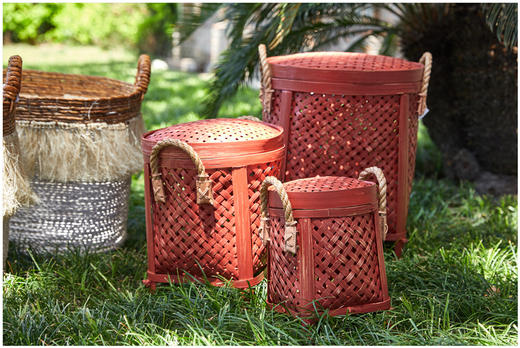 NS家居nsfurniture进口手工藤制储物篮筐-NSDE-3203L/M/S 商品图6