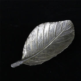 《一叶知秋》纯手作银制茶戳（定）