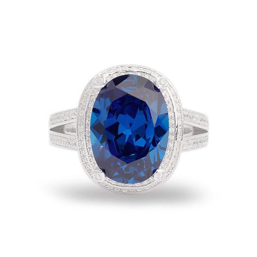 GAONAS天空之镜系列皇家蓝宝石戒指 商品图0