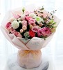糖果甜心 Candy sugar-粉玫瑰桔梗乒乓桔混搭-全国鲜花速递同城鲜花店配送生日花北京上海杭州广州深圳订花送花 商品缩略图0