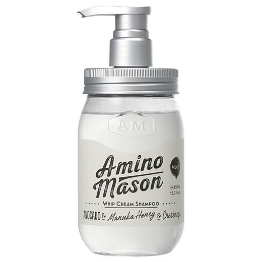 日本Amino Mason氨基酸无硅油洗发水滋润450ml 商品图0