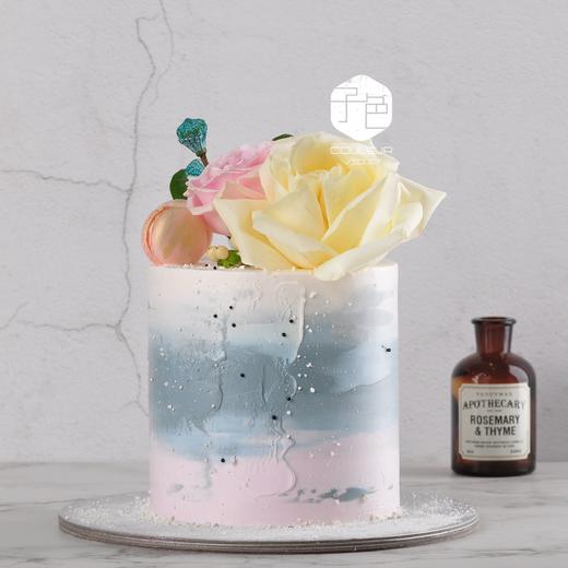 （C008) Couleur Violet自然系鲜花乳酪霜蛋糕【特高款】 商品图1