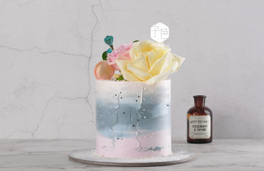 （C008) Couleur Violet自然系鲜花乳酪霜蛋糕【特高款】 商品图4