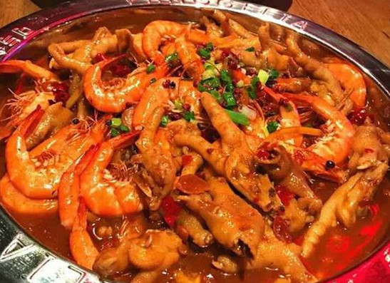 59元抢购鸡爪虾套餐原价109元鸡爪基围虾凉菜面片