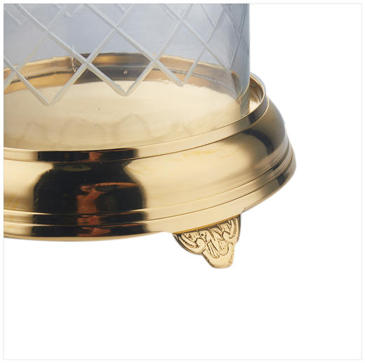 NS家居 nsfurniture 进口玻璃金属烛台-NSDE-PH102*Brass 商品图2