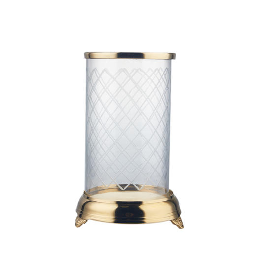 NS家居 nsfurniture 进口玻璃金属烛台-NSDE-PH102*Brass 商品图0