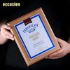 盛典 奖牌定做 木质证书 实木荣誉牌匾制作 特约经销商授权牌定制 商品缩略图1