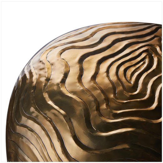 NS家居nsfurniture进口ART系列金属雕花脚凳/茶几/边几NSDE-WR1705*Brass 商品图3
