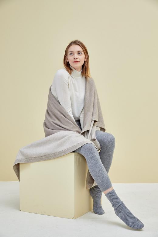 双面羊绒包边毯  SJN18P789B 商品图3