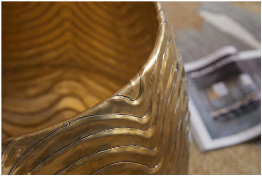 NS家居nsfurniture进口ART系列金属雕花脚凳/茶几/边几NSDE-WR1705*Brass 商品图4