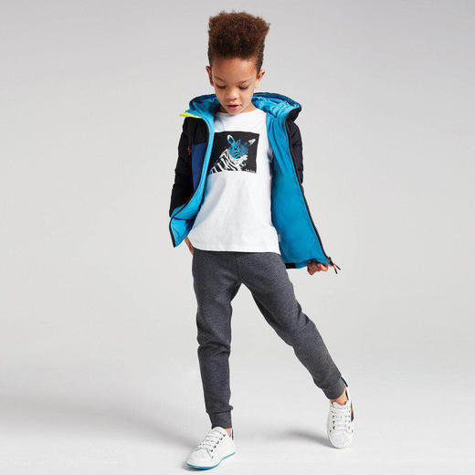 2021底-5折  不退换 THS Man 原厂童装 撞色拼接款羽绒服 CV031 商品图0