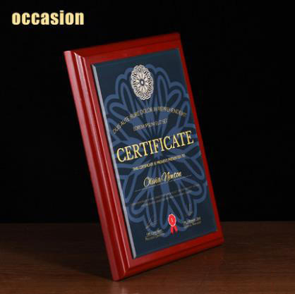 授权牌奖牌定制定做木质奖牌荣誉牌牌匾定制聘书室内设计师资格证 商品图4