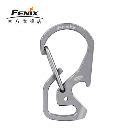 FENIX菲尼克斯 ALB-20 钛合金多功能挂扣 多用途金属挂钩钥匙扣 商品图0