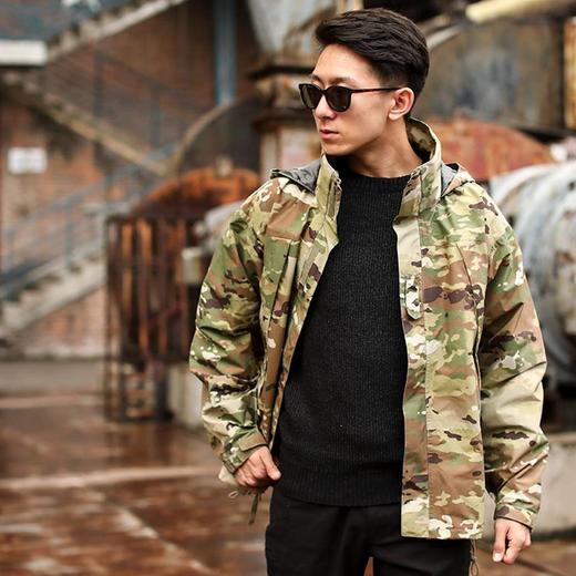 【美军公发】美军原版天蝎迷彩战斗冲锋衣