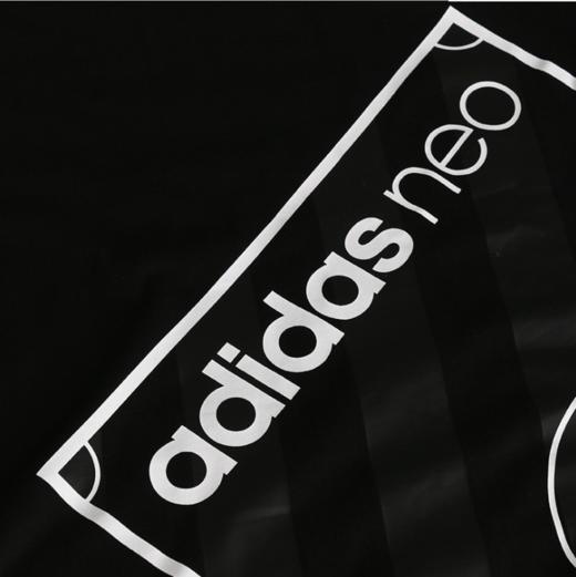 【adidas】阿迪达斯NEO男装上衣2018秋季新款圆领透气宽松运动短袖T恤 商品图3